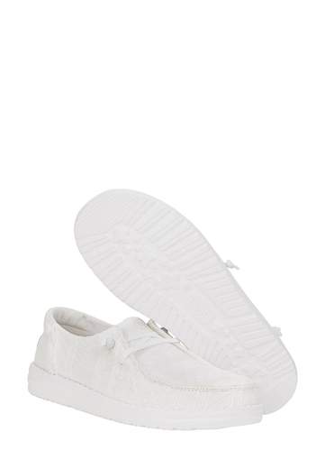HEY DUDE SNEAKERS WENDY CROCHET LACE