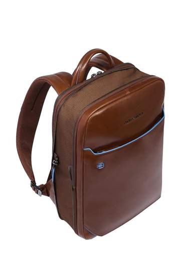 PIQUADRO ZAINO PORTA PC 14'' BLUE SQUARE