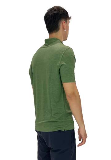 FILIPPO DE LAURENTIIS CAMICIA COREANA MANICA CORTA IN LINO