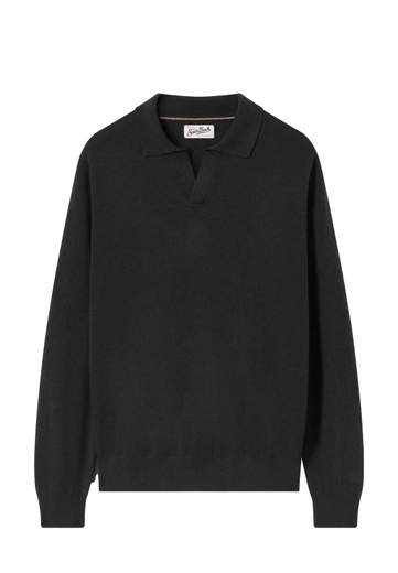 SAINT BARTH POLO SKIPPER IN LANA MERINO E CASHMERE