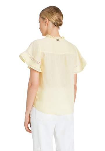TWINSET CAMICIA CON ROUCHES