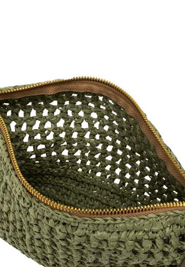 GIANNI CHIARINI CLUTCH IN PAGLIA CROCHET NEFELI