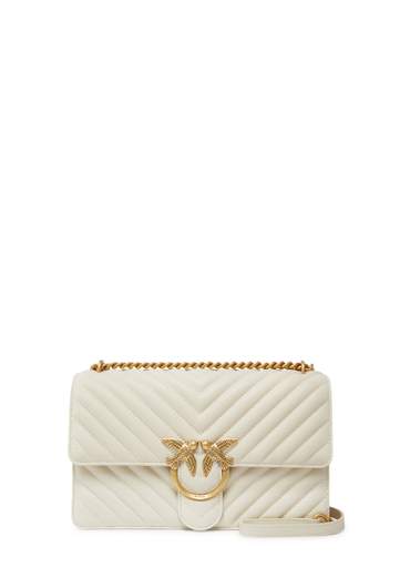 PINKO BORSA LOVE ONE CLASSIC NAPPA CHEVRON