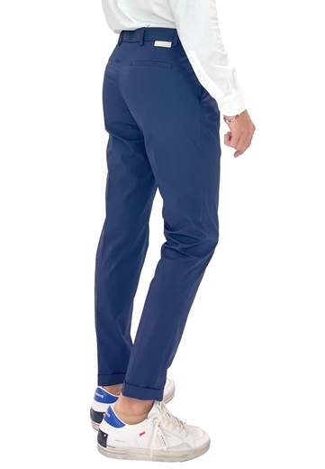 BONHEUR PANTALONI NAGOYA UNA PENCE CON RISVOLTO