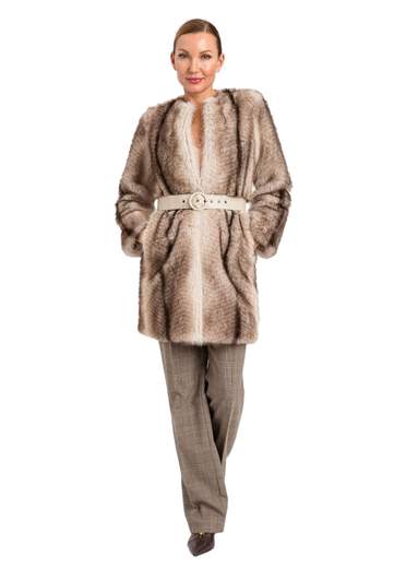 TWINSET CAPPOTTO IN FAUX FUR