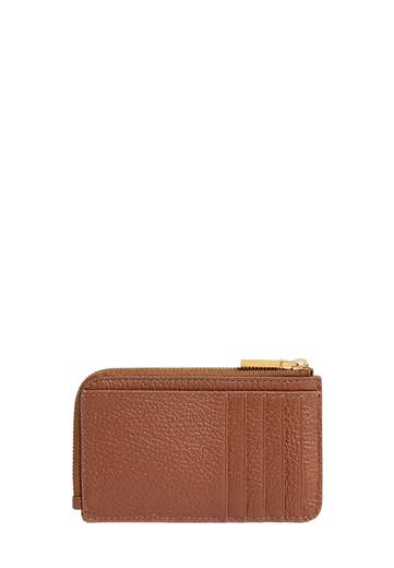 COCCINELLE PORTACARTE CON ZIP E RICAMI