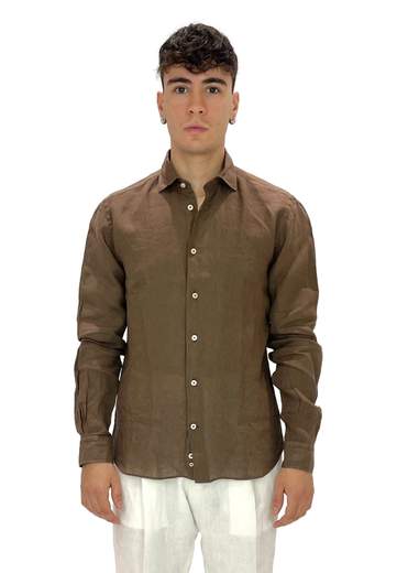 MASTRICAMICIAI CAMICIA 100% LINO