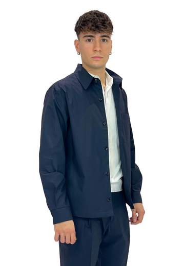 BE ABLE OVERSHIRT LEROY IN STRETCH POPELINE