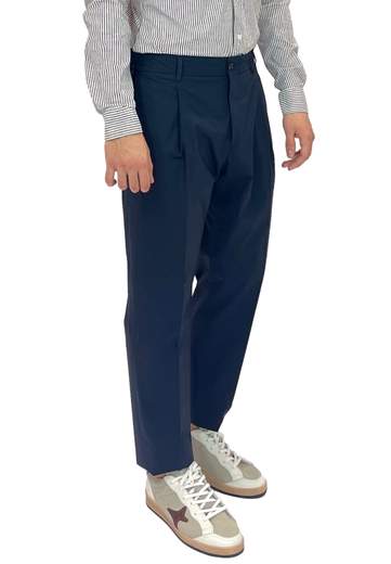 BE ABLE PANTALONI NEW RICCARDO UNA PENCE IN STRETCH POPELINE