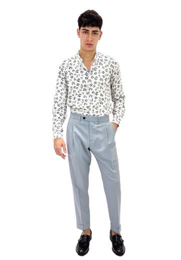 OUTFIT CAMICIA FANTASIA FOGLIE