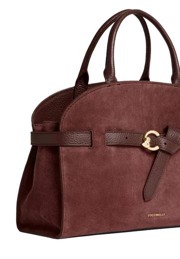 COCCINELLE BORSA SABINE SUEDE MEDIA