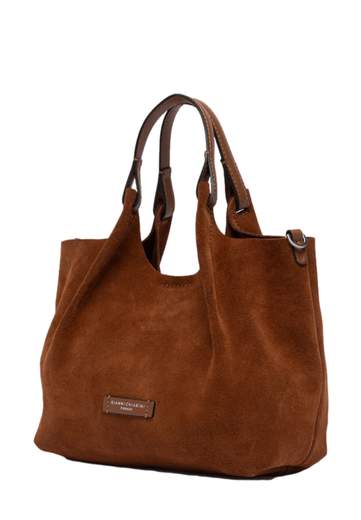 GIANNI CHIARINI BORSA DUA CAMOSCIO