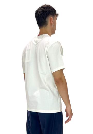 SAINT BARTH T-SHIRT CON TASCHINO IN PIQUET DI COTONE