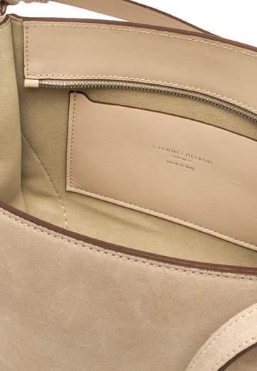 GIANNI CHIARINI BORSA IN CAMOSCIO CON BORCHIE BLOOM