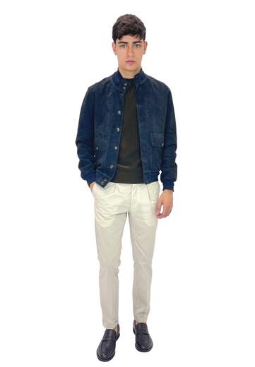 THE JACK LEATHERS GIUBBINO RIVERSIDE SEAMLESS IN SUEDE