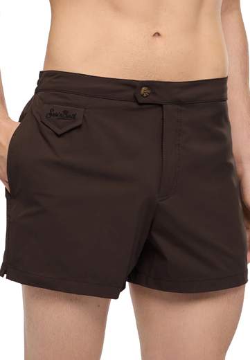 SAINT BARTH COSTUME STRETCH CON BOTTONCINO