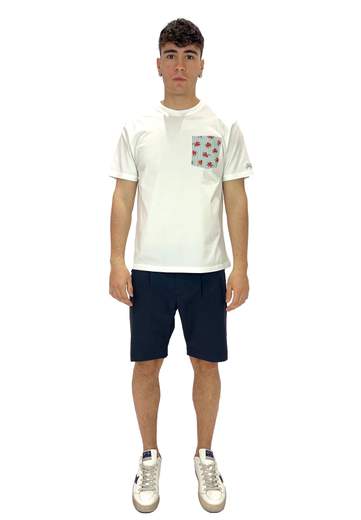 SAINT BARTH T-SHIRT CON TASCHINO POLIPO