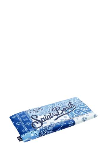 SAINT BARTH TELO MARE IN MICROFIBRA STAMPA BANDANA