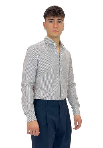 BRANCACCIO CAMICIA NO STIRO A RIGHE