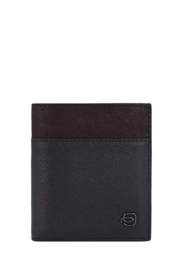 PIQUADRO PORTACARTE VERTICALE BLACK SQUARE