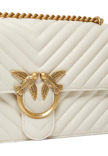 PINKO BORSA LOVE ONE CLASSIC NAPPA CHEVRON