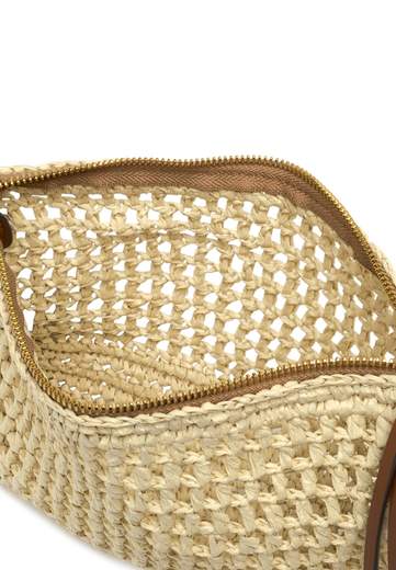 GIANNI CHIARINI CLUTCH IN PAGLIA CROCHET NEFELI