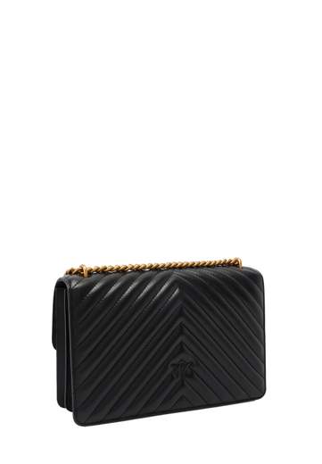 PINKO BORSA LOVE ONE CLASSIC NAPPA CHEVRON