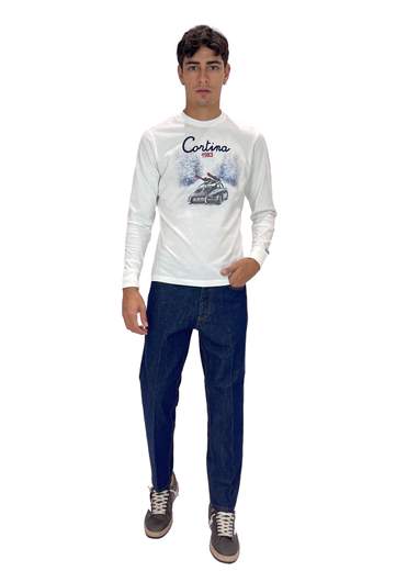 SAINT BARTH T-SHIRT MANICA LUNGA CORTINA ROAD