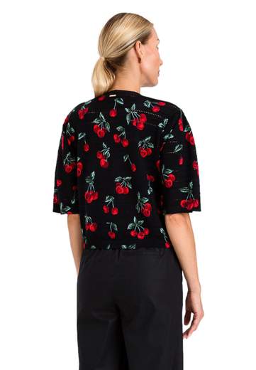 TWINSET CARDIGAN IN MAGLIA STAMPATO
