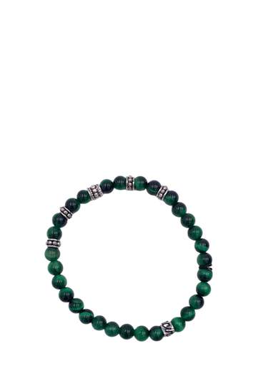 MANCINO BRACCIALE ELASTICO CON PIETRE NATURALI 6MM