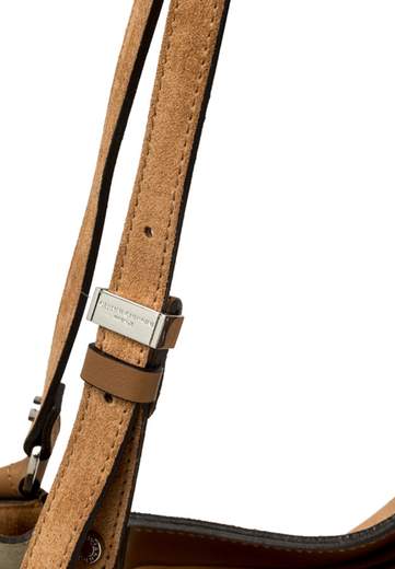 GIANNI CHIARINI BORSA IN CAMOSCIO CON BORCHIE BLOOM