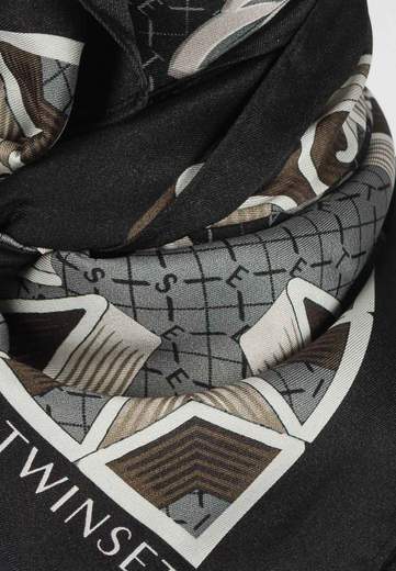 TWINSET FOULARD IN TESSUTO STAMPATO