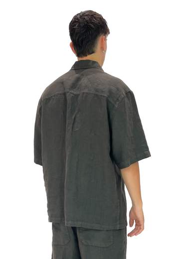 BE ABLE CAMICIA MICKY MANICA CORTA 100% LINO