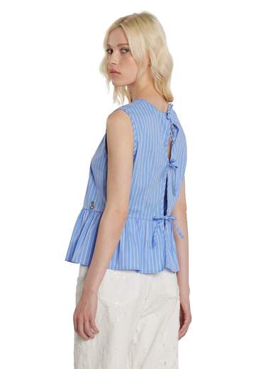 RELISH BLUSA MERIL CON APPLICAZIONI GIOIELLO
