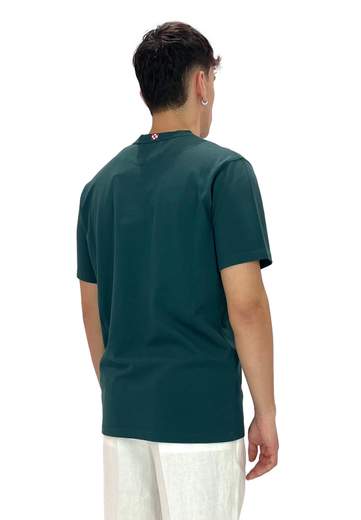 SAINT BARTH T-SHIRT CON TASCHINO IN PIQUET DI COTONE