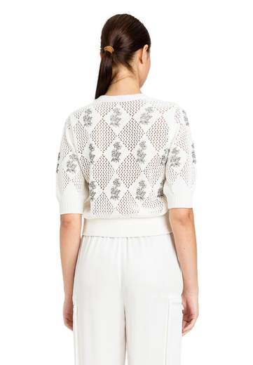 TWINSET PULL MANICA CORTA