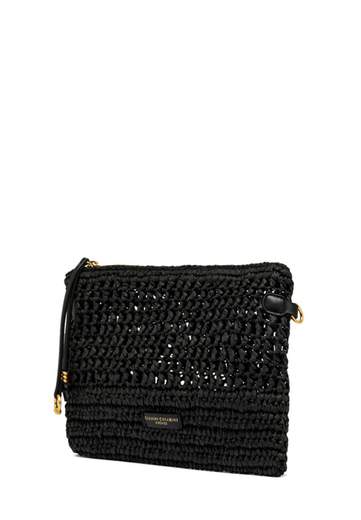 GIANNI CHIARINI CLUTCH IN PAGLIA CROCHET NEFELI