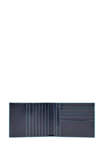 PIQUADRO PORTAFOGLI PORTACARTE BLUE SQUARE