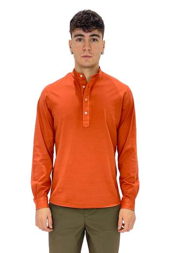 FILIPPO DE LAURENTIIS CAMICIA COREANA IN JERSEY