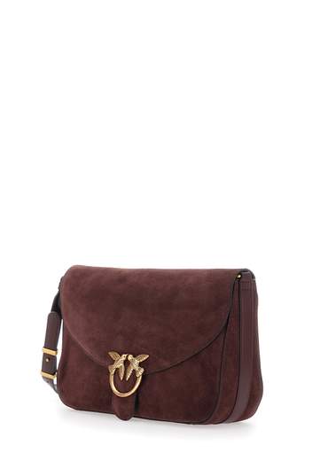 PINKO LOVE SATCHEL CLASSIC SUEDE