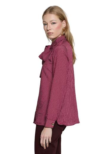 RELISH CAMICIA BLOWELL A RIGHE CON FUSCIACCA