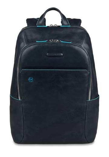 PIQUADRO BLUE SQUARE ZAINO PORTA PC PELLE
