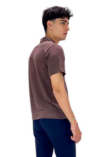 SAINT BARTH POLO IN LINO FRASER