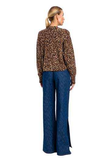 TWINSET PULL CORTO IN MAGLIA CON STAMPA