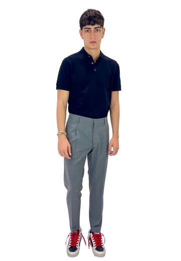 BE ABLE PANTALONI 1 PENCE CON RISVOLTO