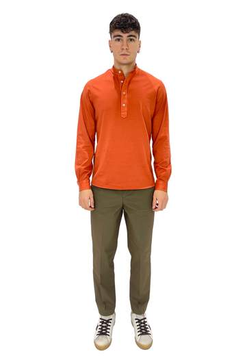 FILIPPO DE LAURENTIIS CAMICIA COREANA IN JERSEY