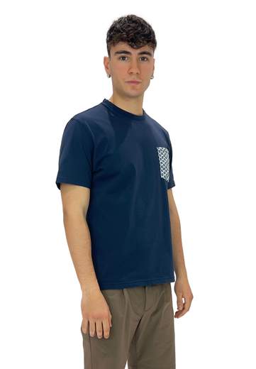 SAINT BARTH T-SHIRT CON DETTAGLI STAMPA TIMONE
