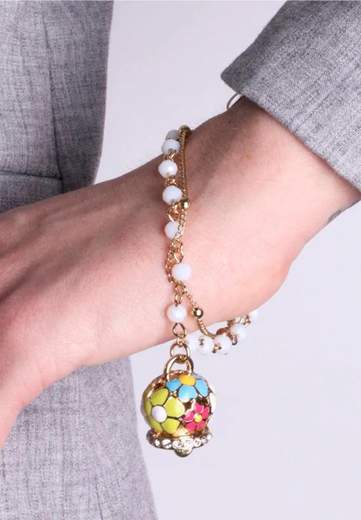 AMO CAPRI BRACCIALE MULTIFILO CAMPANA FIORI