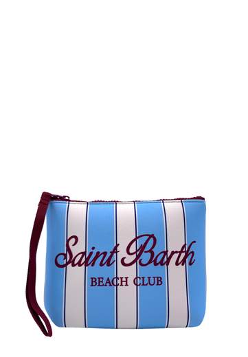 SAINT BARTH POCHETTE ALINE BIG STRIPES