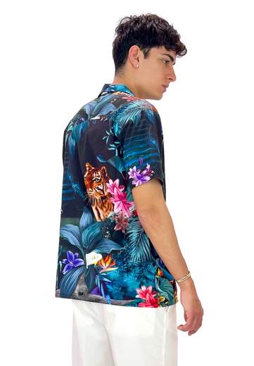 MOVE CAMICIA STAMPA MULTICOLOR